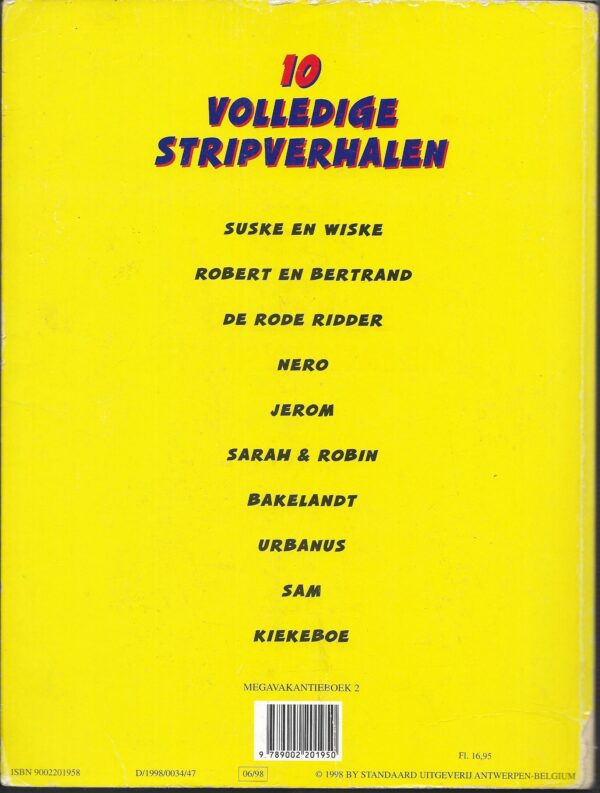 Mega  stripboek  ......  1998-06