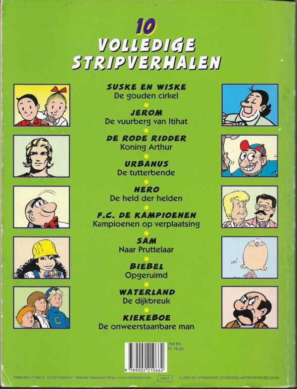 Mega  stripboek  ...... 2001-04