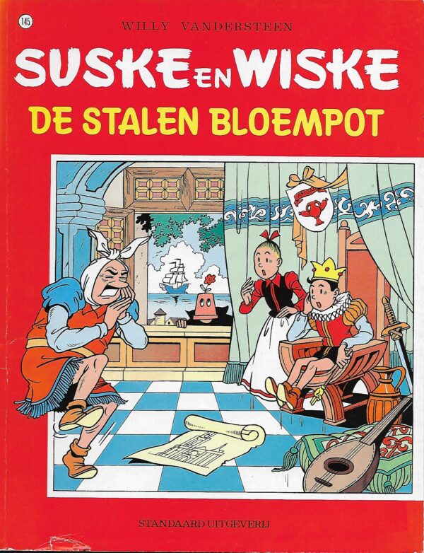 145 De stalen bloempot