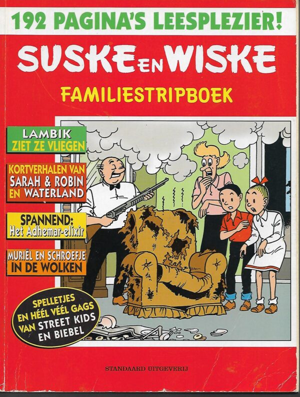 2000 Suske en Wiske Familiestripboek 9 verhalen en nog veel meer goede staat 3 pagina ingevuld met potlood 2,45 a Familie stripboeken 2000-06