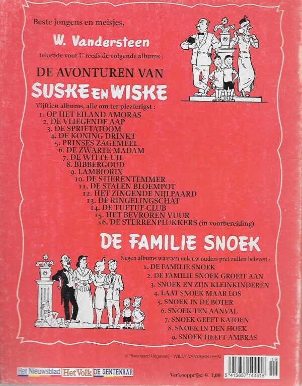 nr 15  De avonturen van Suske en Wiske   Het bevroren vuur