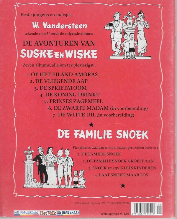 nr  5  De avonturen van Suske en Wiske   Prinses zagemeel