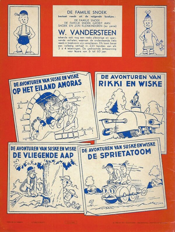 Strip klassiek 10  De familie snoek groeit aan