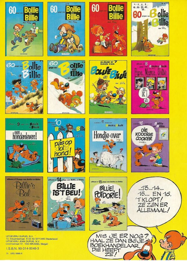 Bollie en Billie  nr 11 Hondje over