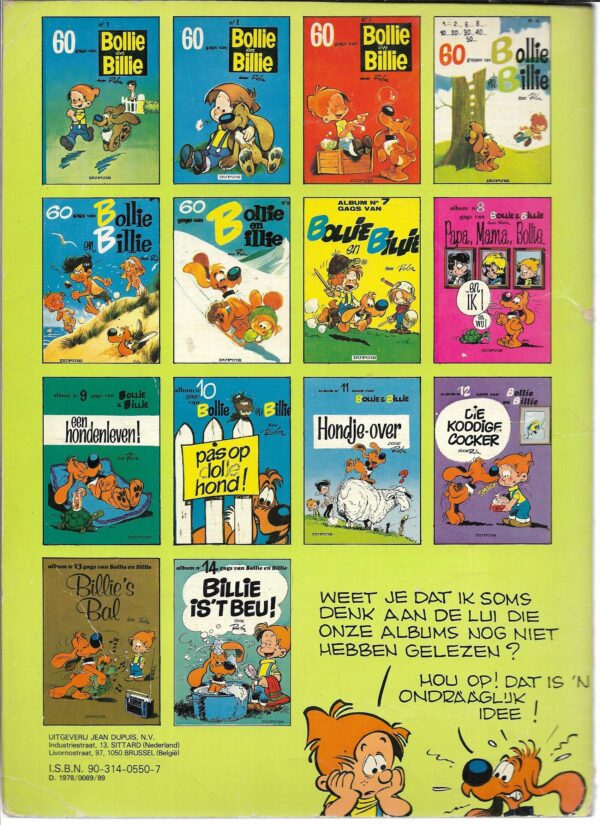 Bollie en billie  nr 15  Billie! Potdorie!