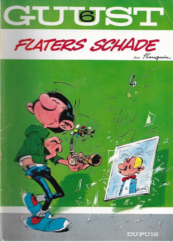 Guust 6 flaters schade Herdruk 1977 Goede staat a Guust 6 Flaters schade