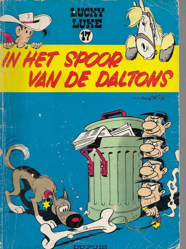 Lucky luke nr 17 In het spoor van de daltons Goede staat iets gebruikers sporen a Lucky luke... Dupuis nr 17 in het spoor van de daltons