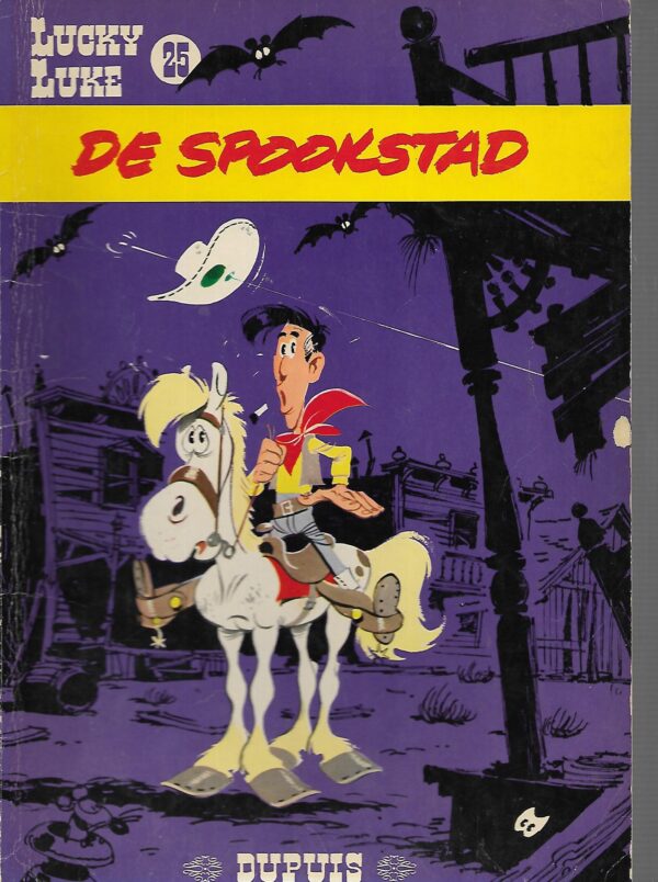 Lucky luke nr 25 De spookstad Goede staat iets gebruikers sporen Naam in geschreven a Lucky luke... Dupuis nr 25 De spookstad