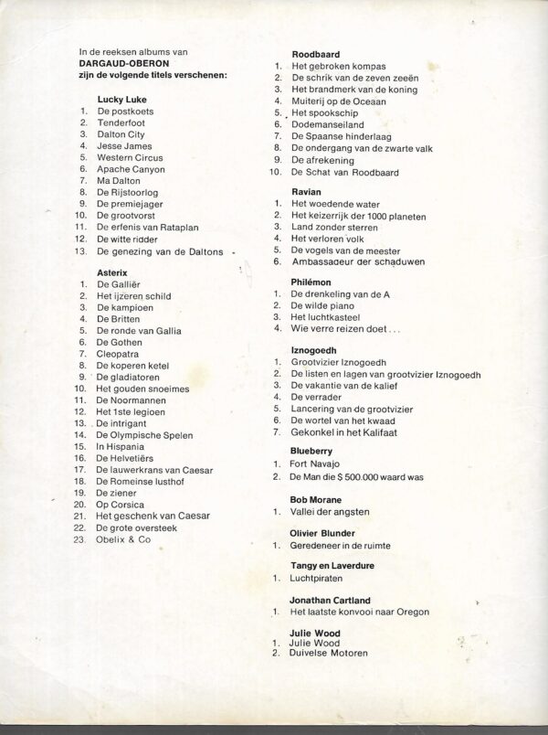 Asterix nr .5 en de ronde van Gallia