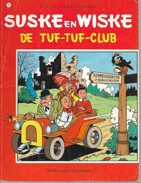 133 De tuf-tuf-club 09-09-1978 goede staat Kaft gebruikerssporen 133 De tuf-tuf-club 09-09-1978