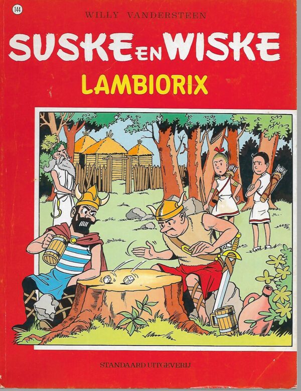 144 Lambiorix 13-10-1984 Nieuwstaat enkele nr achter aangestreept 144 Lambiorix 13-10-1984