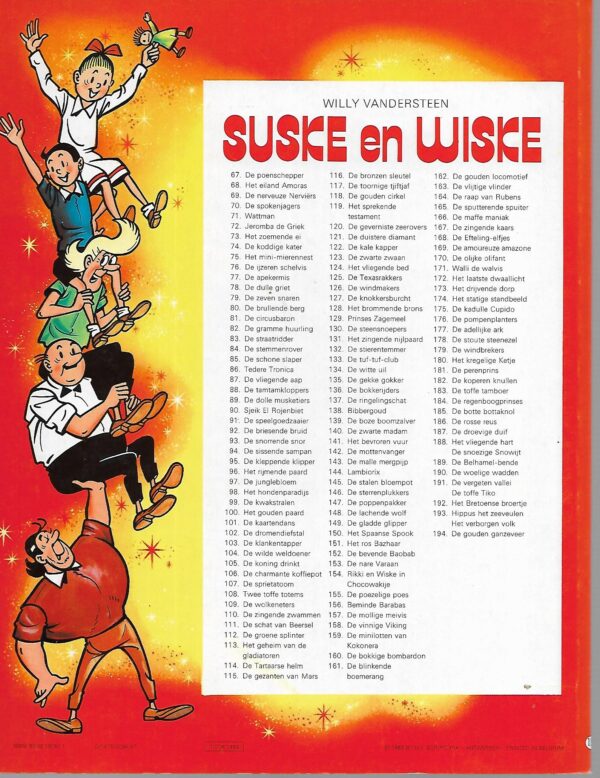 154  Rikki en wiske in chocowakije  10-06-1983